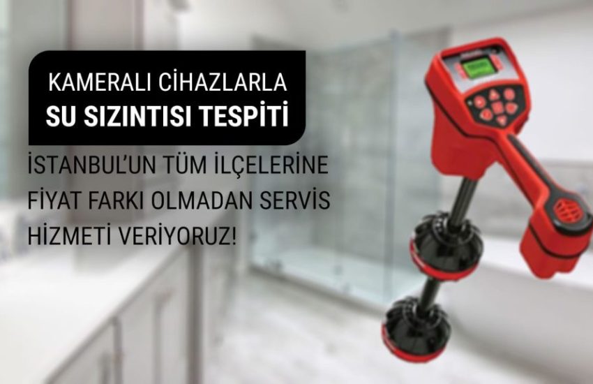 Beylikdüzü Robotla Su Kaçağı Tespiti