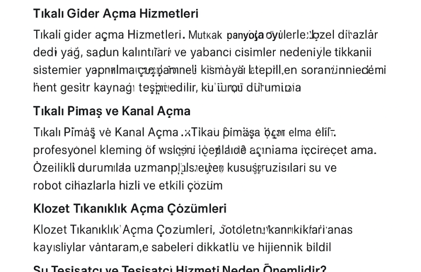 Su Kaçak tespiti